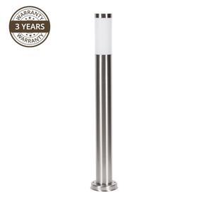 Vabalt seisev välisvalgusti Domoletti DH022-800, 23W, E27, IP44, hõbe v., 7.6 cm x 80 cm