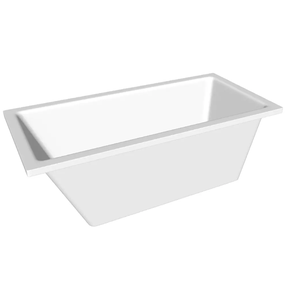 Ванна, свободно устанавливаемая SPN Milano BT-537, 170 см x 80 см x 62 см, прямоугольный, белый цв.