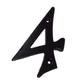 Durvju numurs Okko GB-2531_4, 10.5 cm x 7.5 cm, metāls