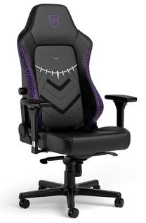 Spēļu krēsls Noblechairs Hero Black Panther Edition, 55 x 33 x 130 - 139 cm, melna krās./violeta krās.