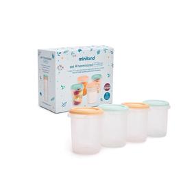Toidu säilitamise konteiner Miniland, 250 ml, 0 kuud, plastik, sinine v./roosa v.