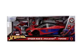 Transporto priemonė su figūrėle Jada Toys Spider Man McLaren 720S, raudona sp.