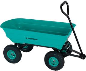Karutis Greenmill GR9380, metalas, juoda sp./žalia sp., 75 l
