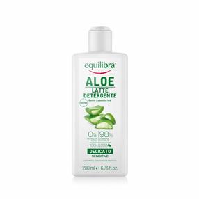 Valomasis veido pienelis Equilibra Aloe, 200 ml