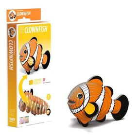 3D dėlionė Clownfish, 18.5 cm x 1.2 cm, 7 vnt., oranžinė sp.