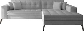 Kampinė sofa Solange Sawana 21, šviesiai pilka sp., dešininė, 196 x 292 cm x 80 cm