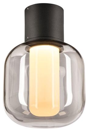 Lubinis lauko šviestuvas SLV Ovalisk CL, 7.9W, LED, IP65, antracito sp., 17 cm x 25.5 cm
