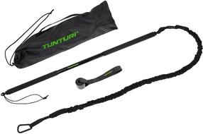 Treniruoklis su pasipriešinimo juosta Tunturi Resistance Trainer 14TUSFU308, 100 cm, 2.2 kg, juoda sp.