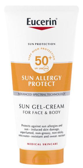 Средство для ухода за загаром для тела/для лица Eucerin Sun Protection Allergy SPF50+, 200 мл
