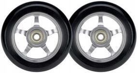 Priedas paspirtukams, ratukai Black Dragon Wheel Set for Stunt Scooter, antracito sp./juoda sp., 2 vnt.