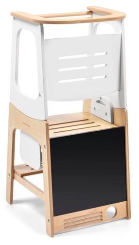 Montessori bokštelis Maxi-Cosi Toucan 3in1, mediena, ruda sp./balta sp., 91 cm x 46 cm x 43.4 cm