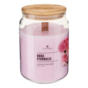 Svece, aromātiskā Atmosphera Vicky Rose, 60 h, 435 g, rozā krās.
