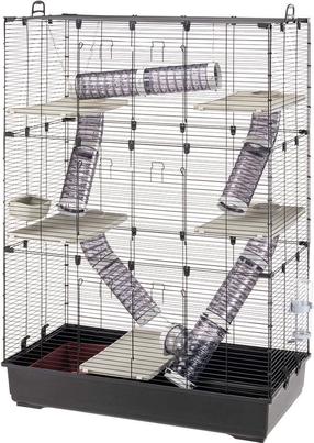  Клеткa для грызунов Ferplast Sara Tower, 99.5 см x 53 см x 152 см, черный цв.