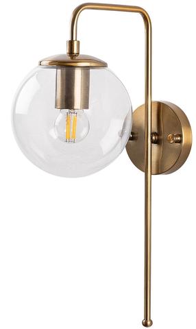 Lampa sienas Opviq Viran 942FLG1331, E14, 1 x 40 W, caurspīdīga krās./bronza krās. / bronzas krās.