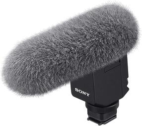 Vadu mikrofons Sony ECM-B1M, melna krās.