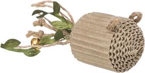 Žaislas katei Trixie Mouse 45660, ruda sp./žalia sp., 15 cm