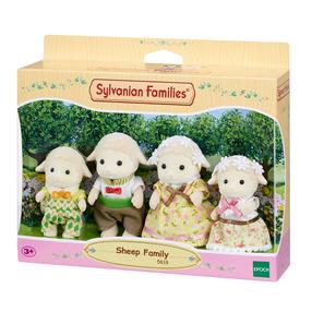 Комплект Sylvanian Families Sheep Family 5619, 4 шт., многоцветный