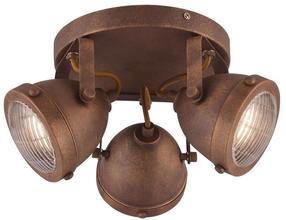 Lampa griesti Candellux Frodo, GU10, 3 x 40 W, brūna krās. / brūna krās.