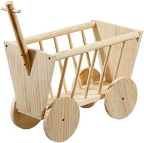Šieno laikiklis graužikų narvams Karlie Cart Carro, 29 cm x 19 cm x 21 cm, ruda sp.