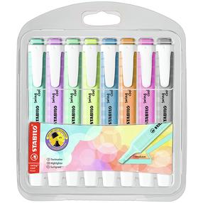 Текстовый маркер Stabilo Swing Cool Pastel, 1 - 4 мм, многоцветный, 8 шт.