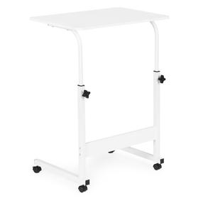 Datorgalds regulējams augstums ModernHome TH-LD-5, 60 cm x 40 cm, 65.5 - 89 cm, balta krās.