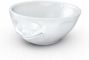 Bļoda FiftyEight Tassen Happy, balta krās., 13.8 cm, 0.35 l
