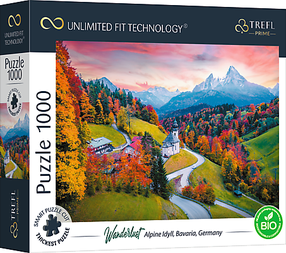Puzle Trefl Wanderlust Bavaria 10703T, 48 cm x 68.3 cm, 1000 gab., daudzkrāsaina