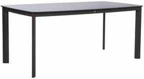 Valgomojo stalas Home4you Beida, juoda sp., 180 cm x 90 cm x 75 cm