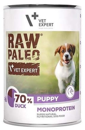 Šlapias šunų maistas VetExpert Raw Paleo Monoprotein Duck, antiena, 0.4 kg