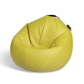 Sėdmaišis Comfort 80 Olive Soft Fit, alyvuogių žalia sp./geltona sp., 150 l