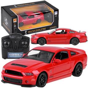 Rc automašīna Shelby GT500, sarkana krās.