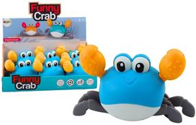 Игрушка для ванны, краб Lean Toys Funny, синий цв.