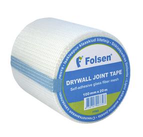 Лента из стекловолокна Folsen, пластик, 20 м x 10 мм