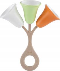 Barškutis Chicco ECO Tulip, įvairių spalvų