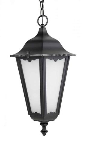 Rippuv tänavavalgusti Su-Ma Retro Maxi, 100W, E27, IP43, must v., 30 cm x 89 cm