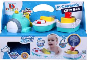 Vannas istabas rotaļlietu komplekts BB Junior Splash 'N Play Jr. Captain's Gift Set 16-89009, daudzkrāsaina, 3 gab.