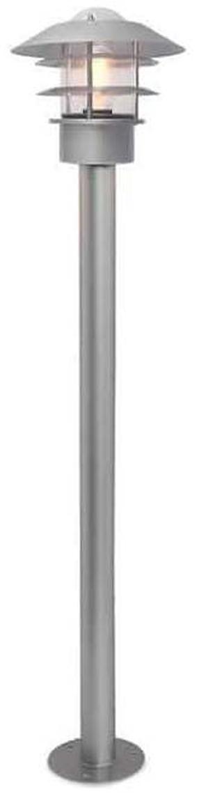 Pastatomas lauko šviestuvas Elstead Lighting Helsingor, 60W, E27, IP44, sidabro sp., 21.8 cm x 100 cm