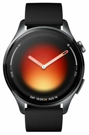 Viedais pulkstenis Xiaomi Watch 5 BHR07WRGL, melna krās.