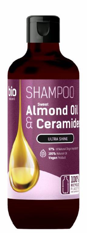 Šampūns Bio Naturell Ultra Shine Sweet Almond Oil & Ceramides, 295 ml