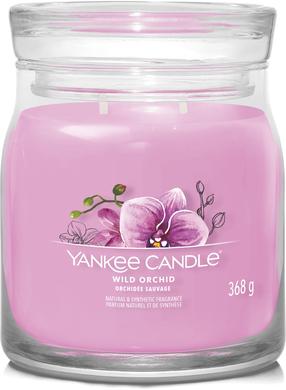 Žvakė, aromatinė Yankee Candle Signature Wild Orchid, 35 - 50 h, 368 g, rožinė sp.