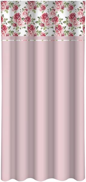 Nakts aizkari ZMO-078, balts krās./rozā krās./gaiši rozā krās., 160 cm x 250 cm