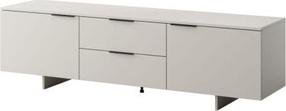 TV staliukas Cama Meble Alma, smėlio sp., 41.5 cm x 180 cm x 55 cm