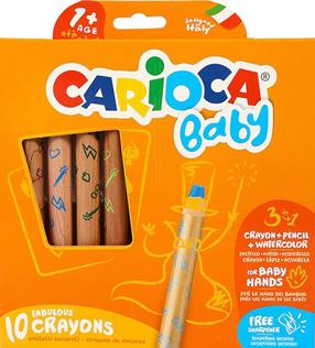 Krītiņi Carioca, daudzkrāsaina, 10 gab.
