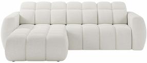 Kampinė sofa Fanito, balta sp., kairinė, 200 x 288 cm x 105 cm