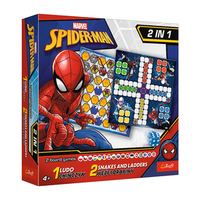 Набор настольных игр Trefl Spider Man 2in1, многоцветный