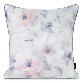 Dekoratīvs spilvena pārvalks Velvet 153, krēmkrāsa/rozā krās., 45 cm x 45 cm