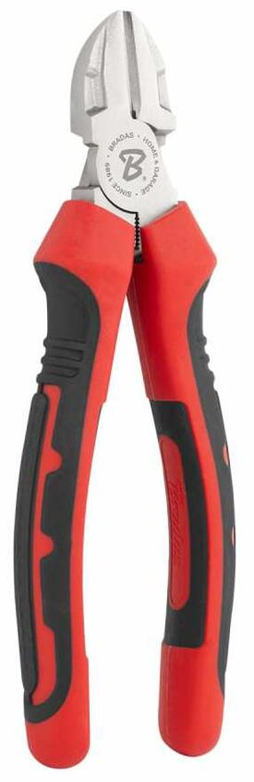 Replės šoniniam/įstrižiniam kirpimui Bradas Pro Home & Garden, 180 mm