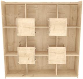 Pastatoma lentyna Kalune Design Alimo, ąžuolo sp., 138 cm x 136.7 cm x 27.5 cm