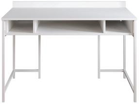 Rašomasis stalas Kalune Design Tumata 541HDL1121, 119.5 cm x 62 cm, 65.2 cm, balta sp.
