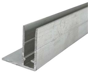 Alumīnija nobeiguma profils, alumīnijs, 2100 mm x 6 mm
